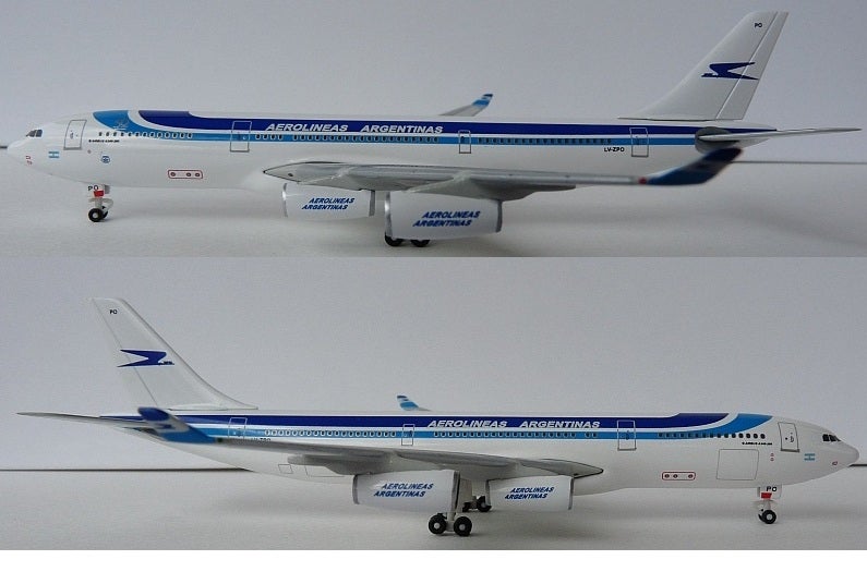 1:500 A340-200 AEROLINEAS ARGENTINAS LV-ZPO 520683 Herpa Airplane model