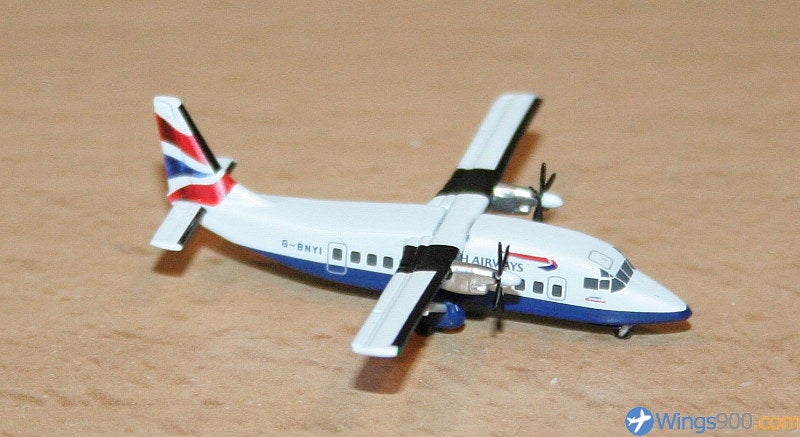 Wings900 - British Airways (Loganair) Shorts 360 Herpa 1/500