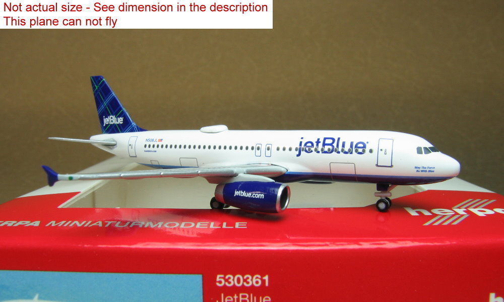 Jetblue Airways Herpa 530361-1//500 Airbus A320 Neu