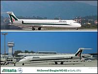 unpacking brandnew arrivals at Megaairports-md82-alitalia-cfu.jpg
